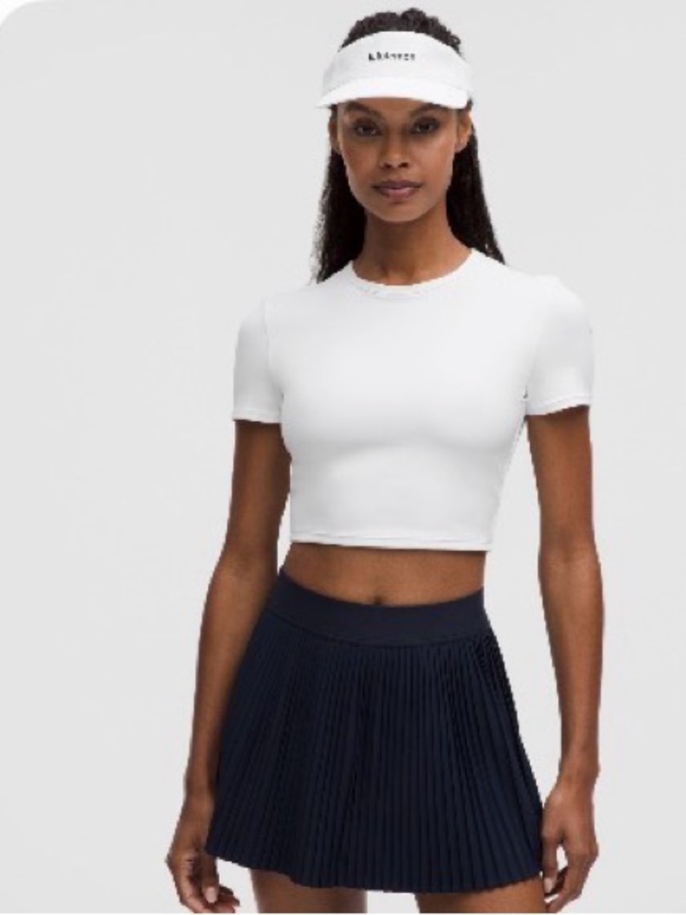 Lululemon cropped shelf bra T-shirt (A/B cup)
